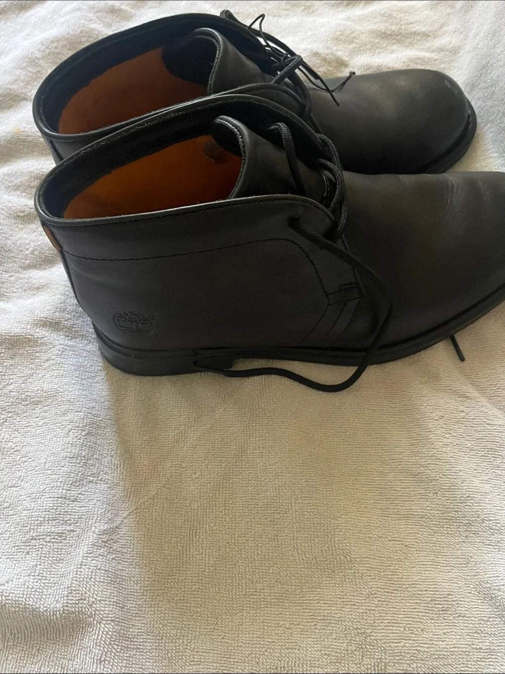 Timberland Men’s Black Leather Chukka Boots - Lace-Up Ankle Boots